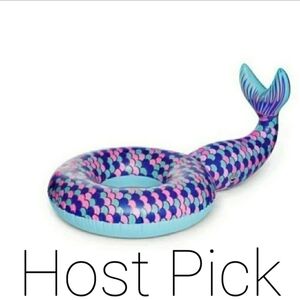 BigMouth Giant Mermaid Tail Pool Float NIB inflate